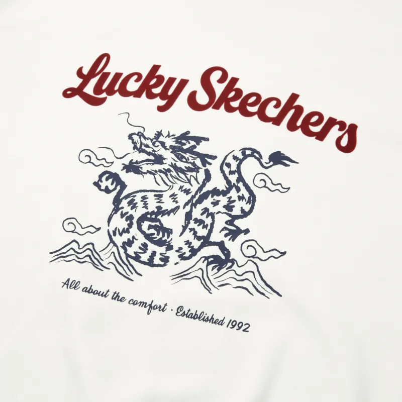 Skechers New Year Sweatshirt Unisex Marshmallow White-5