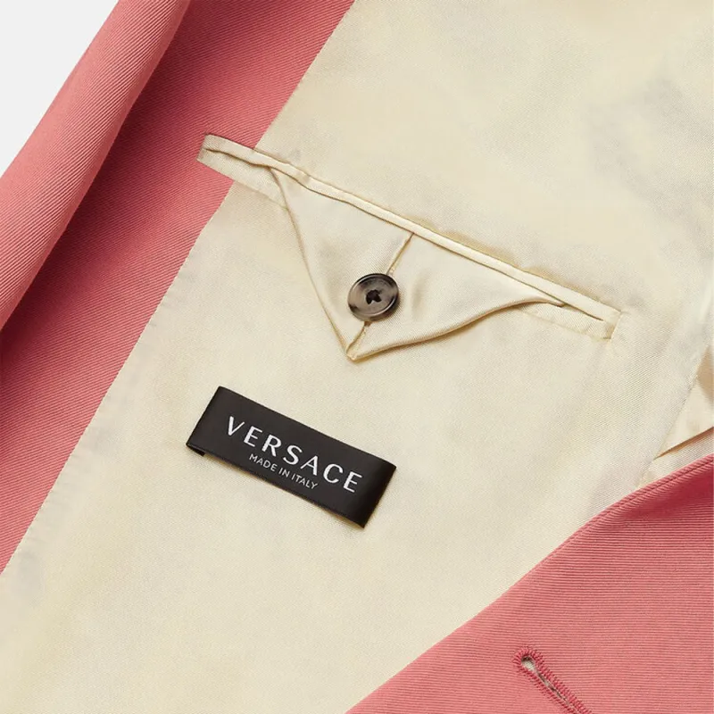 VERSACE Business Suit Coat Men's Pink-4