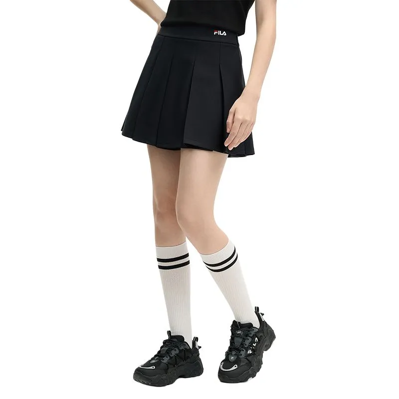 FILA TENNIS Casual Short Skirts Women's Jet Black BK-4
