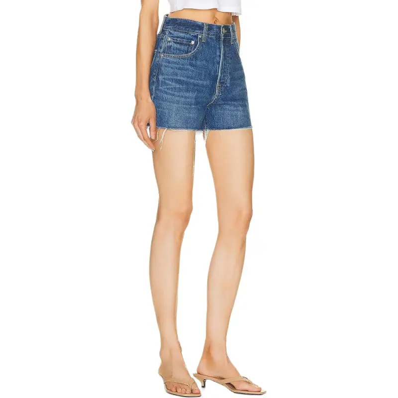 GRLFRND Denim Shorts Women's Blue-2