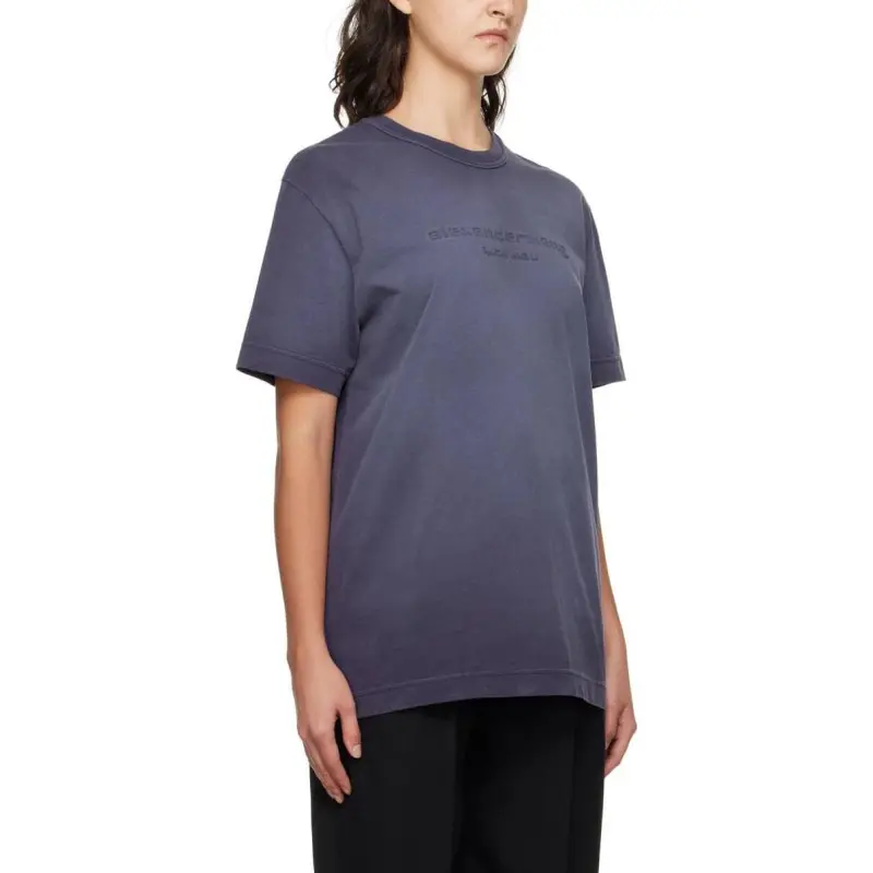Alexander Wang Logo-embossed Cotton T-shirt-4