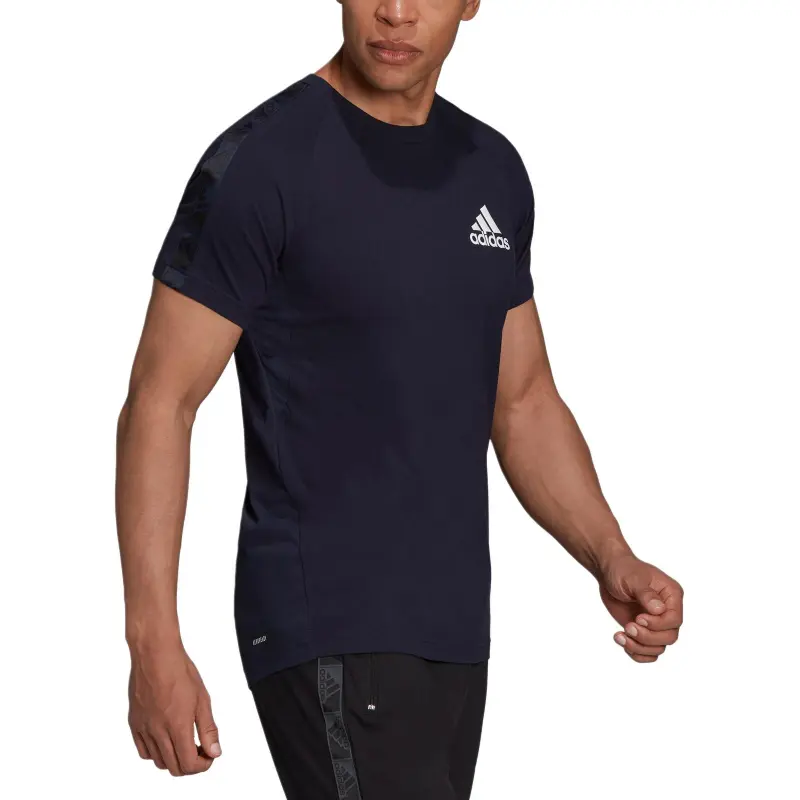 Adidas Aeroready Designed To Move Motion Logo T Shirt-3