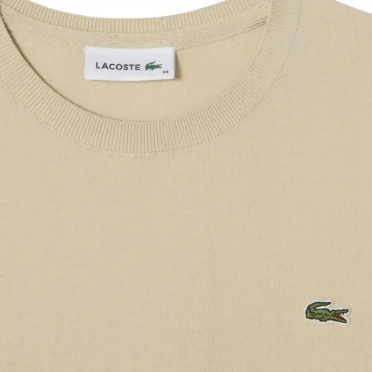 LACOSTE T Shirts Women's Khaki-3