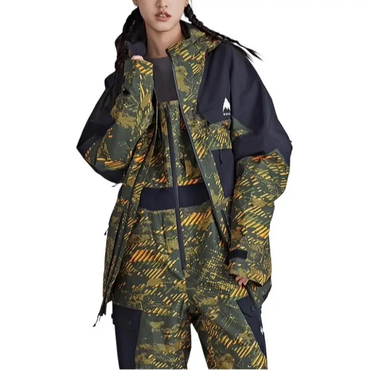 BURTON AIZAWA VANGUARD GORE Jackets Coats Unisex Army Green-3