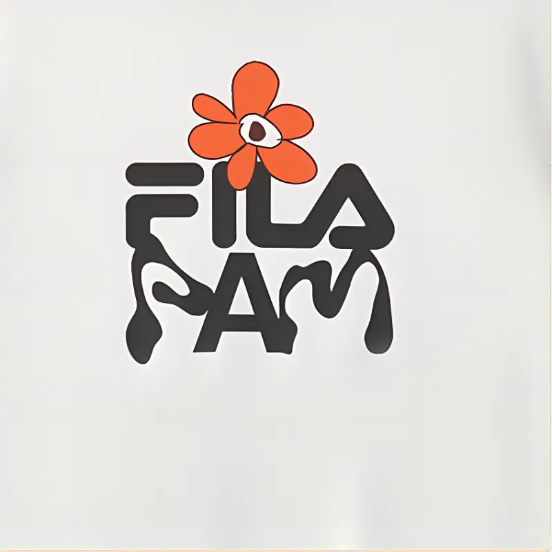 FILA FUSION T Shirt Women's Brown White WT-2