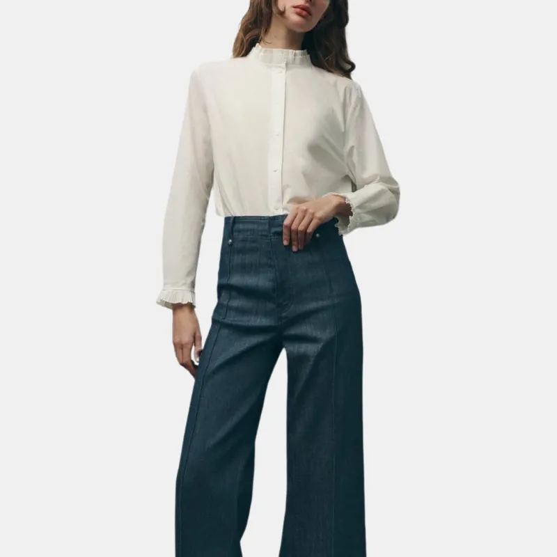 ZARA ZW Series Shirt Women's White-2