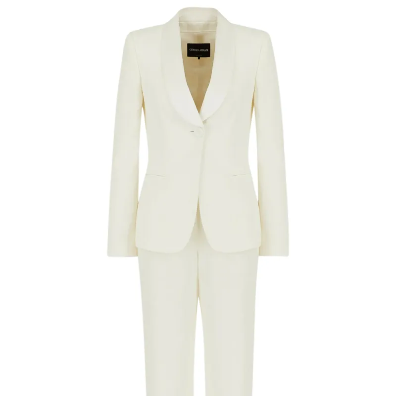 GIORGIO ARMANI Single-Breasted High-Waist Tailored Suit-3