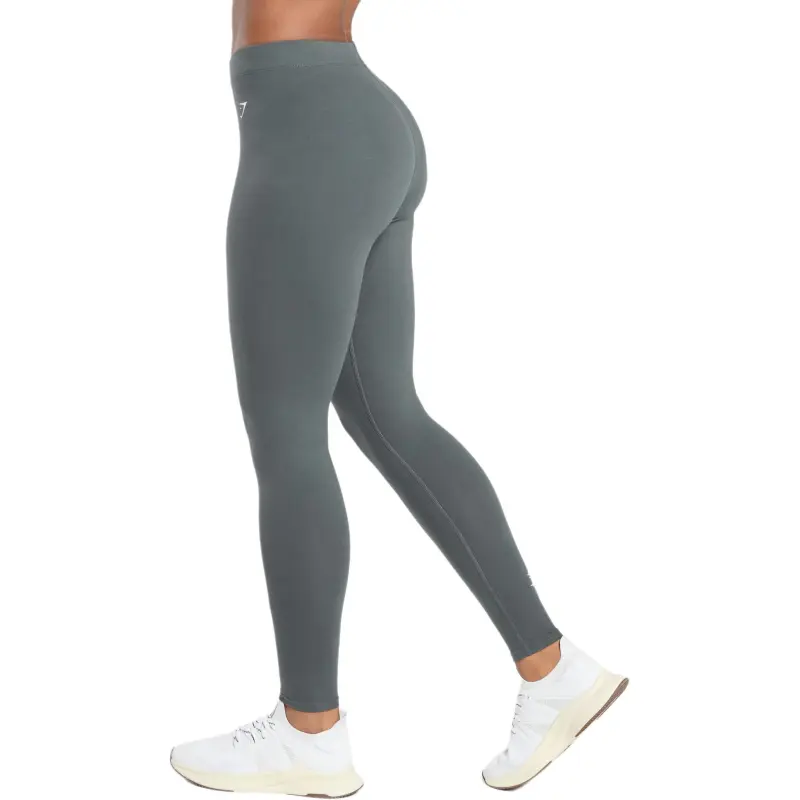 GYMSHARK Athletic Trousers Women's Gray Limestone Cyan-3