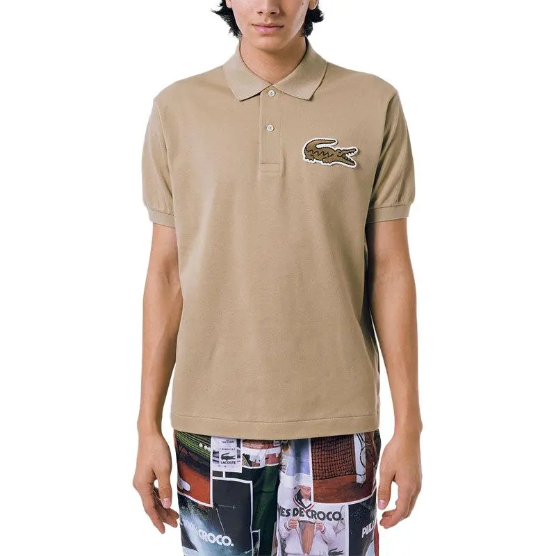 LACOSTE Polo Shirts Men Beige-1