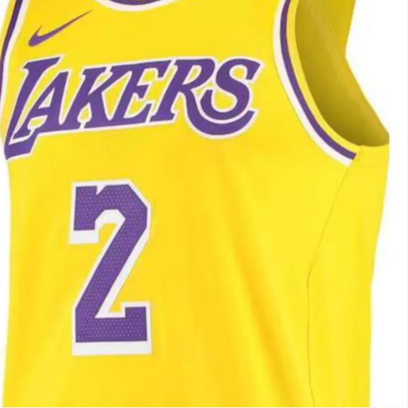 Nike Nike X NBA Basketball Jerseys Men's Yellow-3