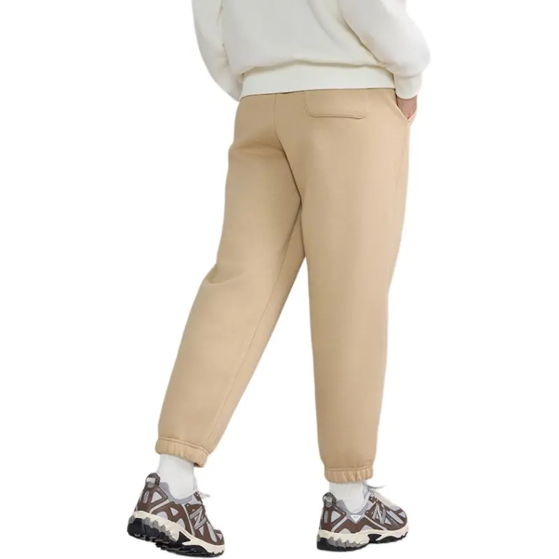 New Balance Knitted Sports Pants Women's Beige Yellow-3