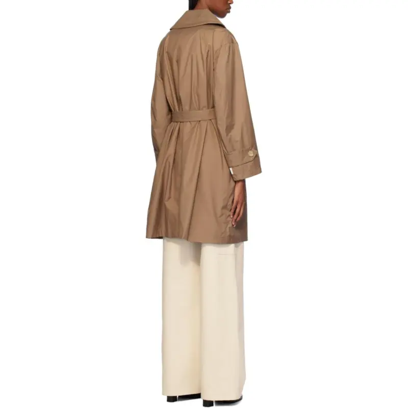 'S MAX MARA Double breasted Trench Coat-3