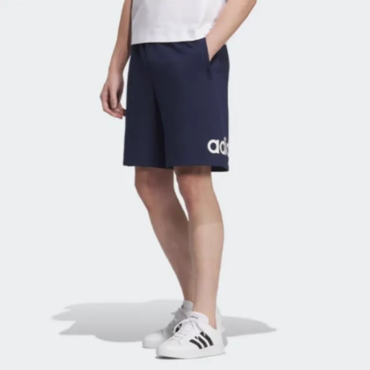 Adidas Casual Shorts Men's Navy Blue-2