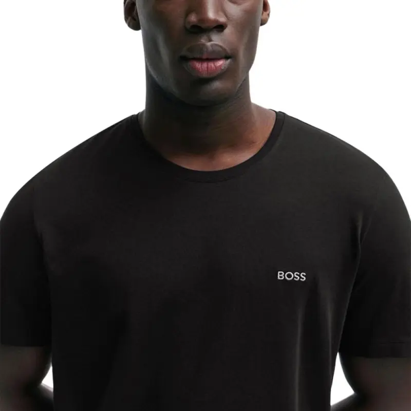 HUGO BOSS T Shirts Men Black-4
