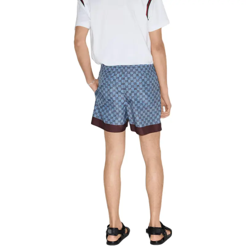 GUCCI Printed Poplin Swim Shorts-3