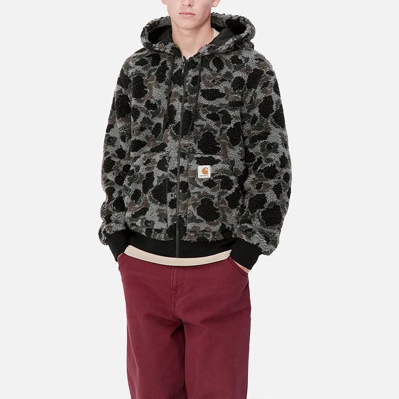 Carhartt WIP FW24 OG Active Liner Velvet feel Coat Unisex Elegant Gray-2