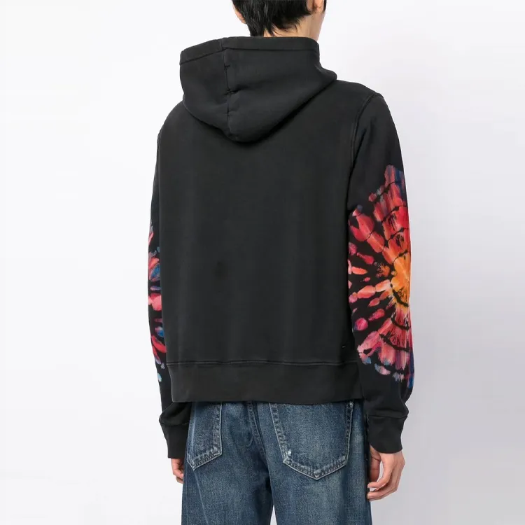 AMIRI Tie Dye Logo Embroidered Hoodie-2