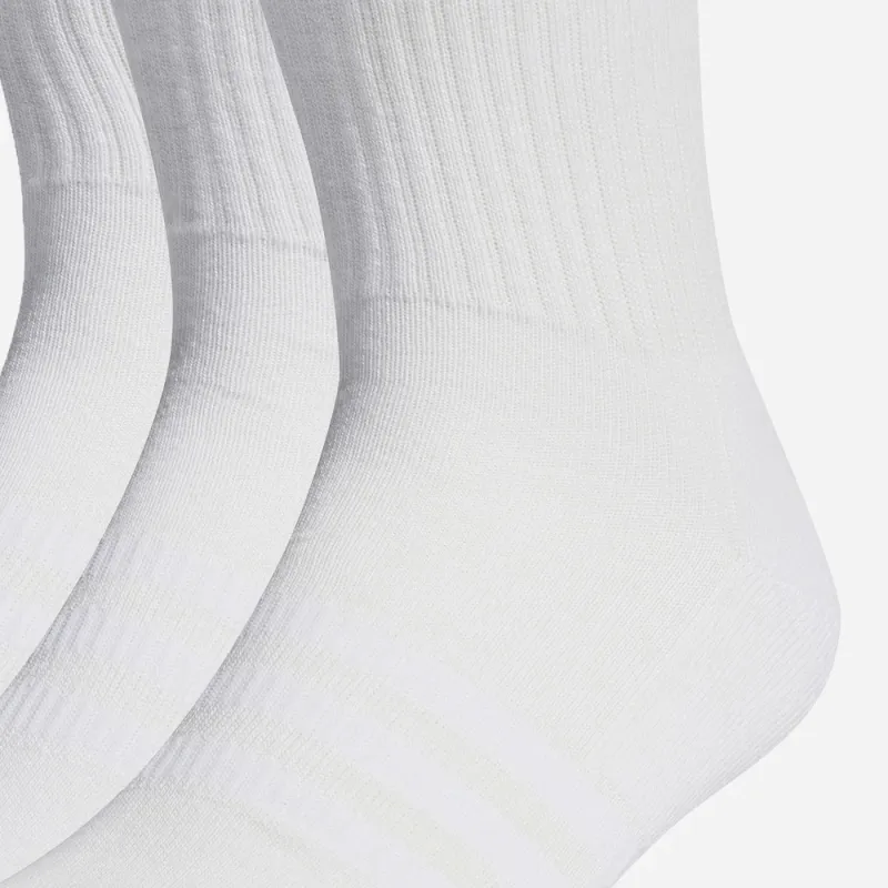 Adidas Mid Calf Socks Unisex 3 Pack White-1
