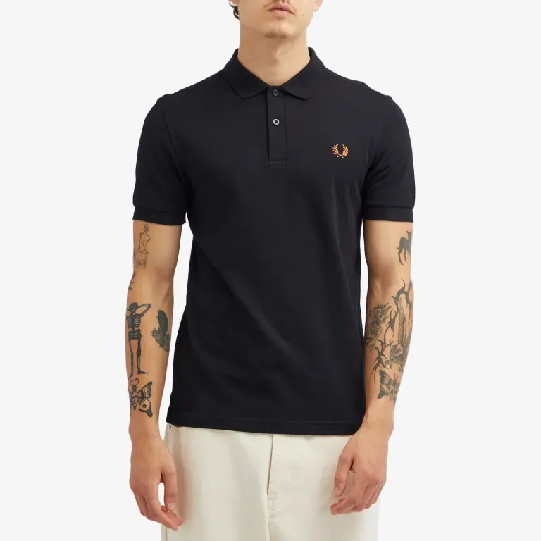 FRED PERRY Polo Shirt Men's Black-3