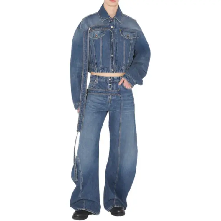 Jean Paul Gaultier Jeans Unisex Blue-3