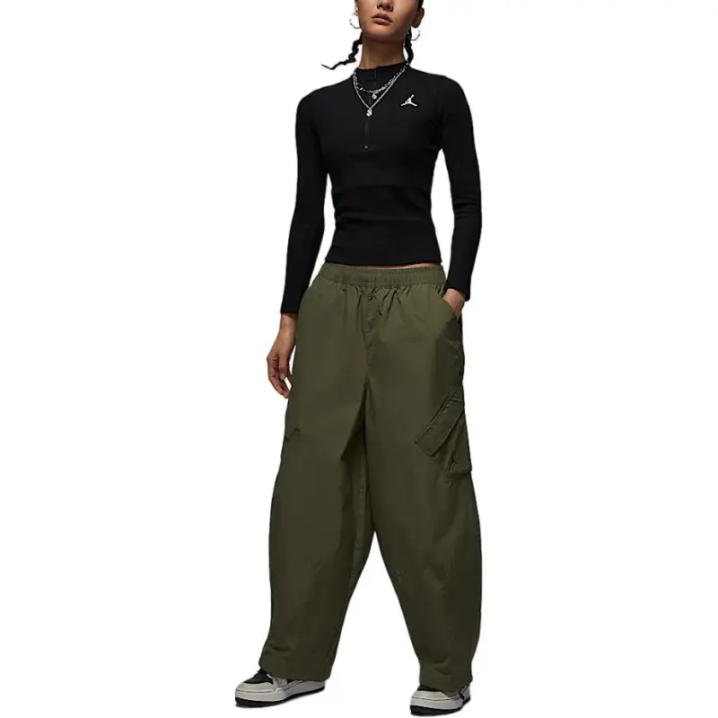 Jordan FltCHICAGO Casual Pants Women's Army Green-4