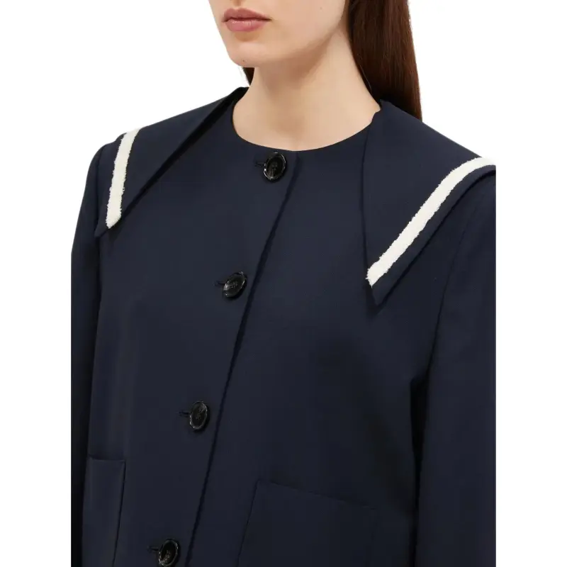 MSGM Contrasting trim Jacket-4
