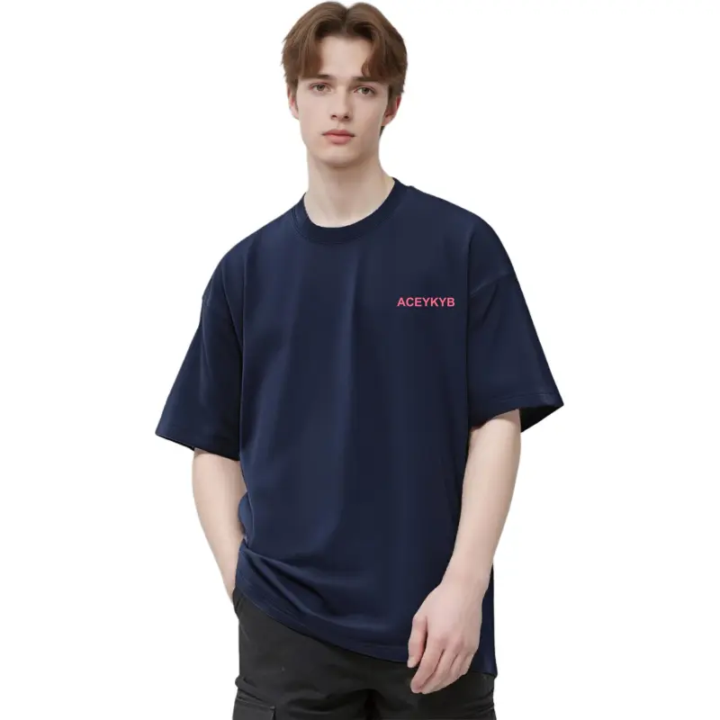 YK&YB T Shirts Unisex Dark Blue-2