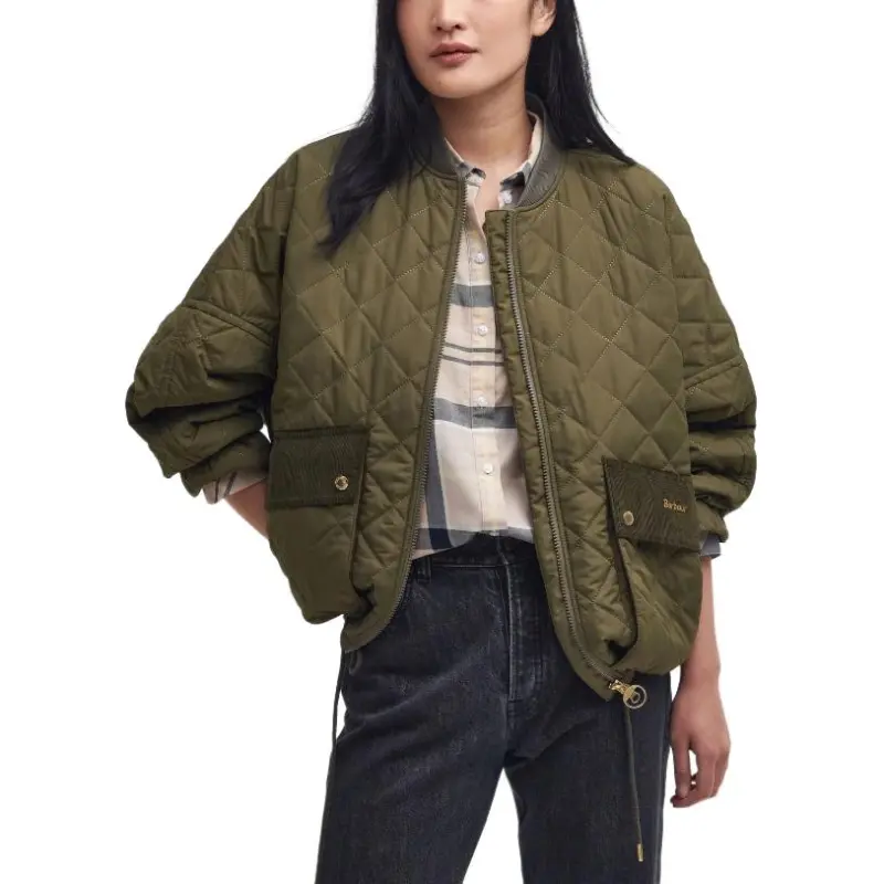 BARBOUR Jackets Coats Women's Army Green-1