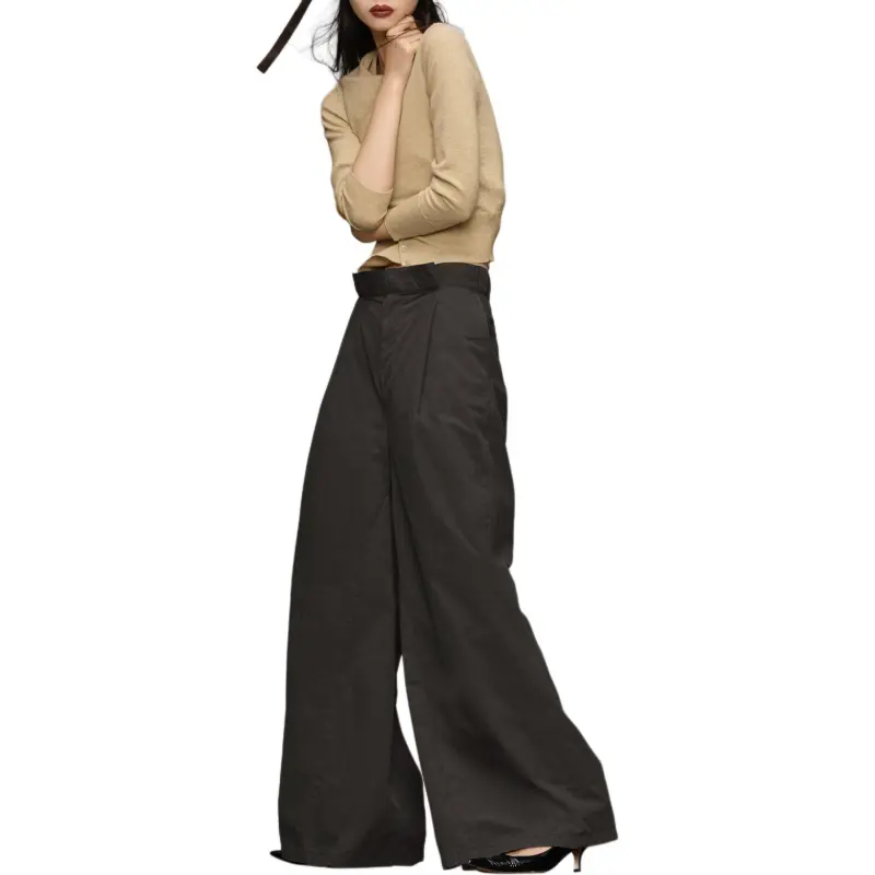 Maison Margiela Four stitch Logo Palazzo Trousers-3