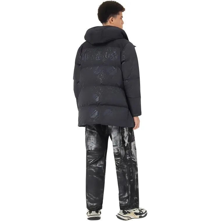 EVISU Casual Pants Men's Black All Over Print-5