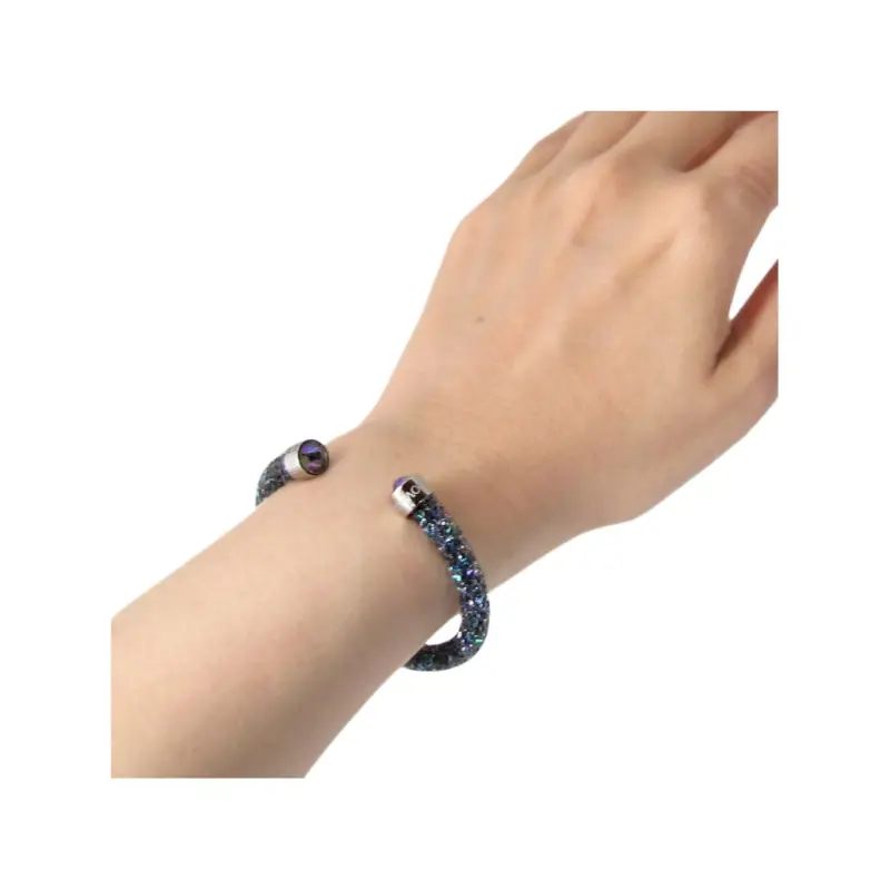 Swarovski Crystal Bracelets Unisex Purple-4