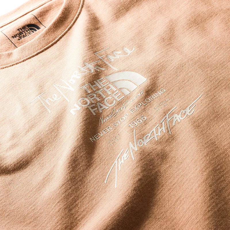 THE NORTH FACE Summer Outdoor Exploration SS23 T Shirt Unisex Pink-4
