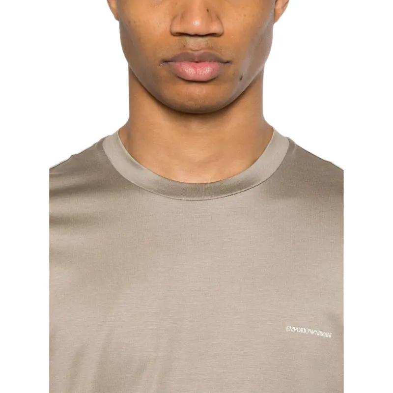 EMPORIO ARMANI T Shirt Men's Beige-4