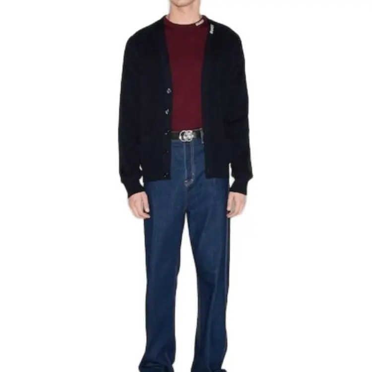 GUCCI SS25 Knitwear Men's Marine Blue-2