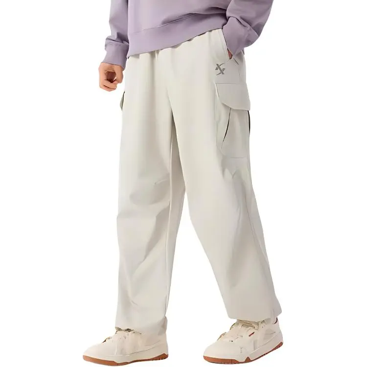 XTEP Sports Life Collection Athletic Trousers Men's Durable Gray-2