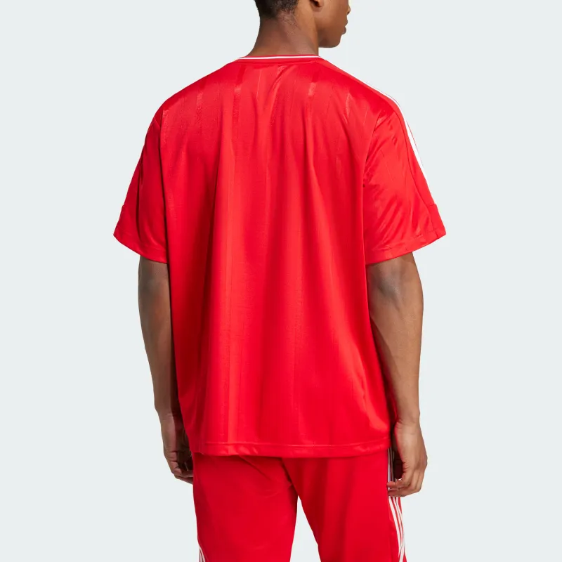 Adidas T Shirt Men's Light Scarlet/White-2