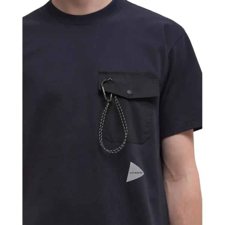 And Wander Logo print T shirt-3