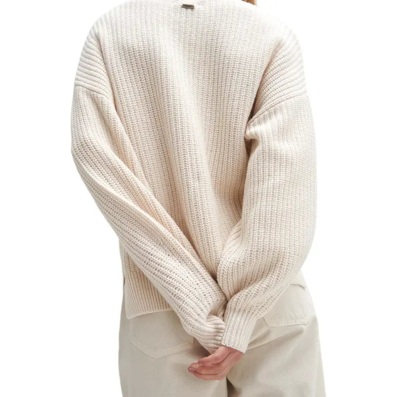 BARBOUR Crewneck Ribbed Jumper-5