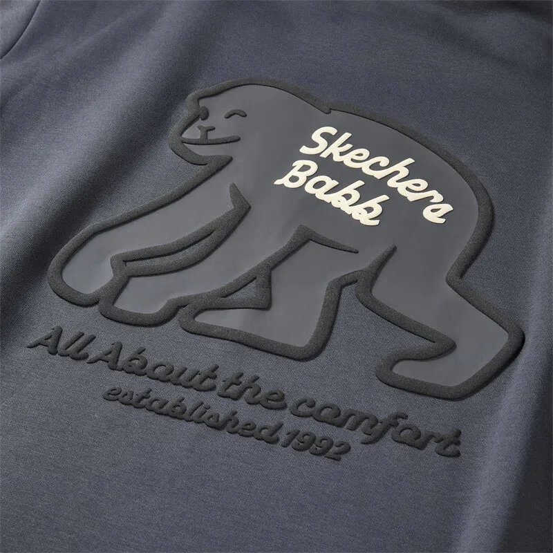 Skechers Funny Monster Sweatshirt Unisex Charcoal Gray-3