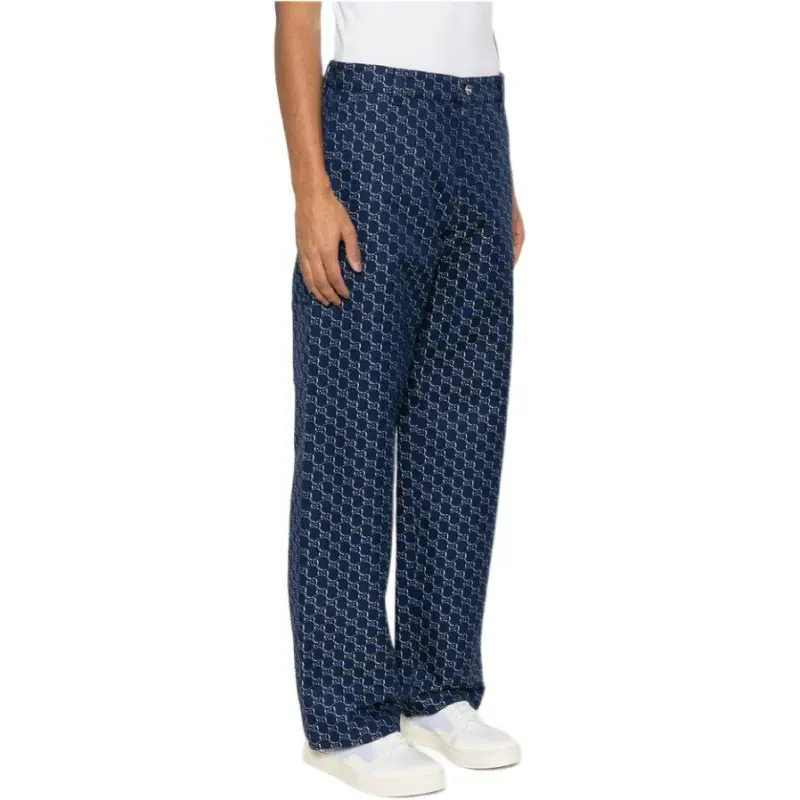 GUCCI Gg Shadow Jacquard Pants-3
