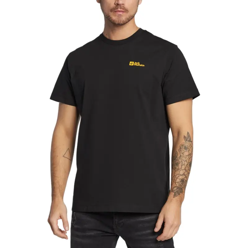 Jack Wolfskin T Shirt Men's Black-2