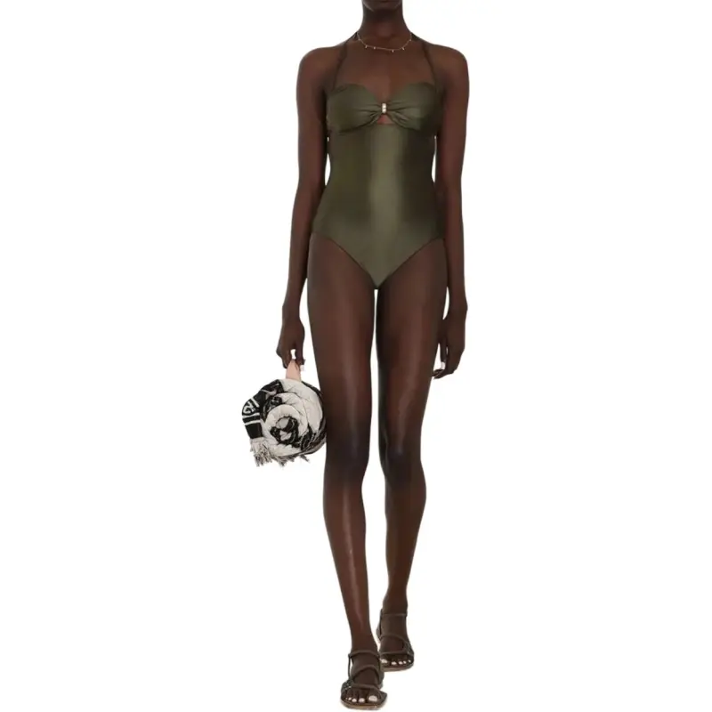 Zimmermann Laurel Halterneck Swimsuit-2