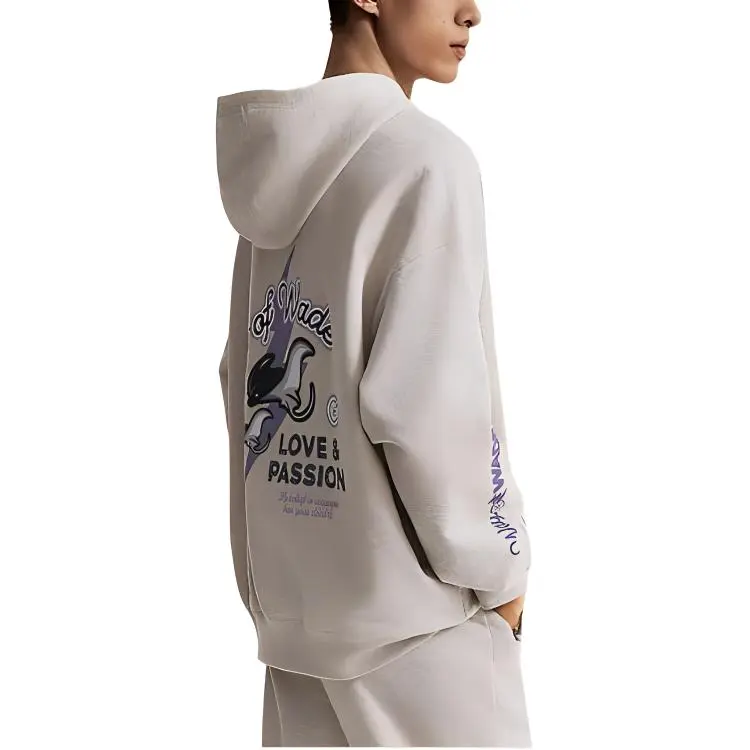 LiNing Sweatshirt Men's Heather Gray Tile Gray-4