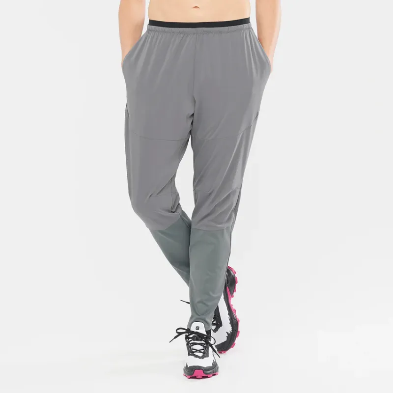 SALOMON CROSS RUN Athletic Trousers Unisex Blue-4