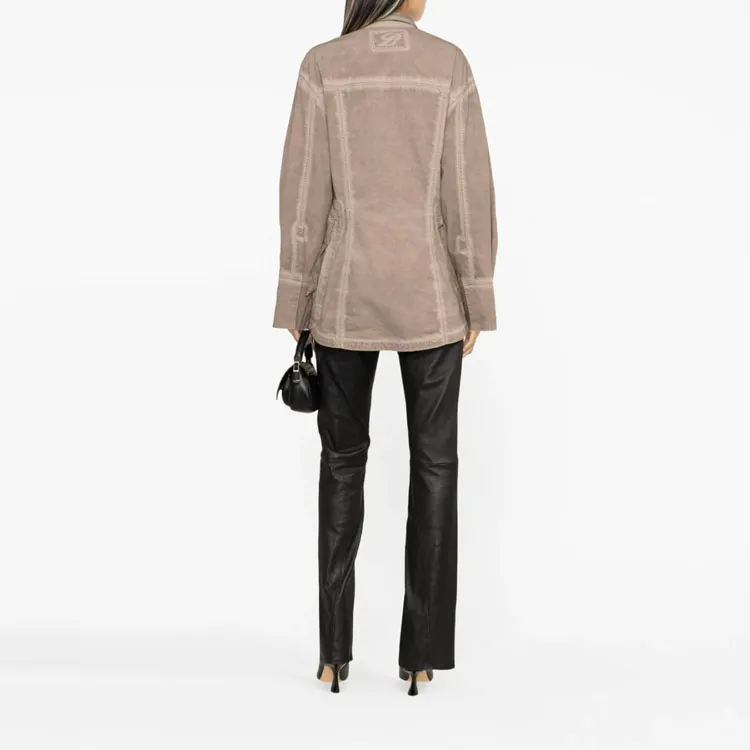 Blumarine Eyelet embellished Denim Jacket-2