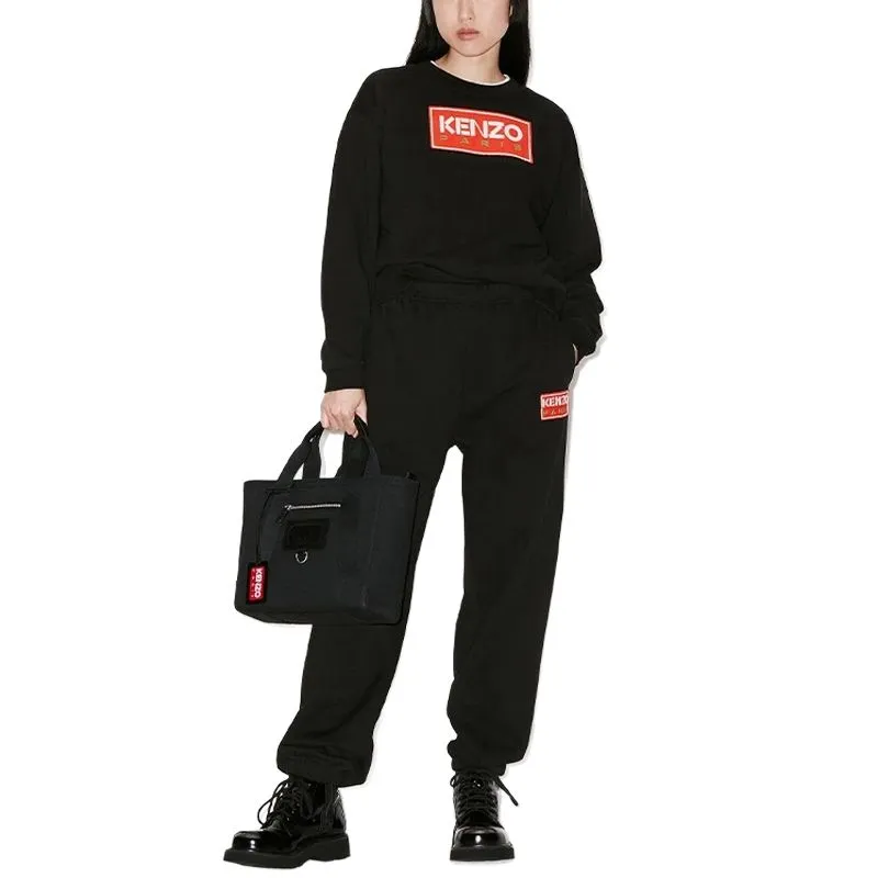KENZO Logo patch Track Pants-2