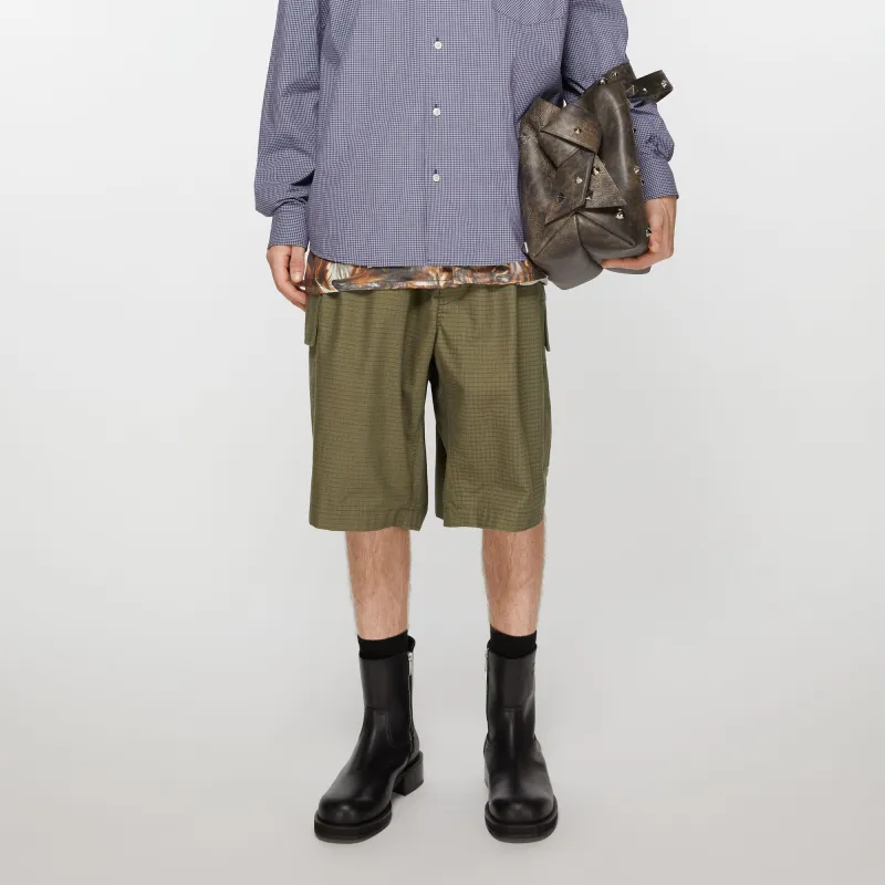 Acne Studios Ripstop Mid-rise Cargo Shorts-1