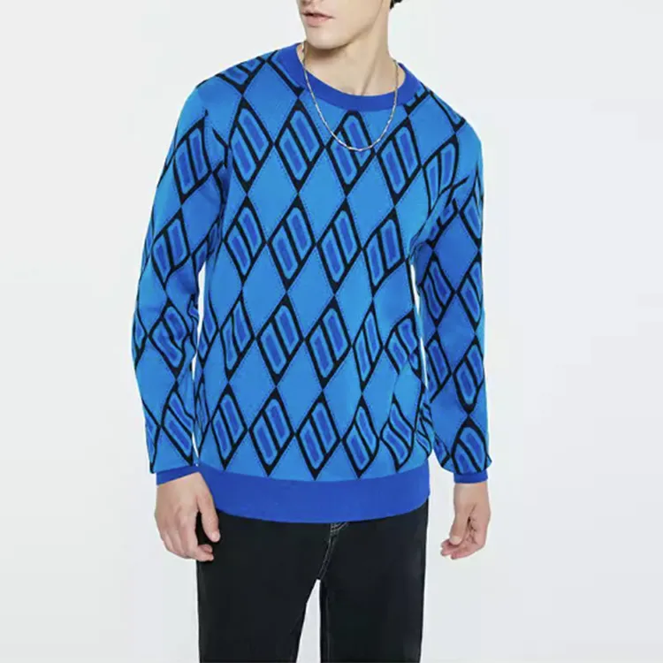 DKNY Sweaters Men Royal Blue-1