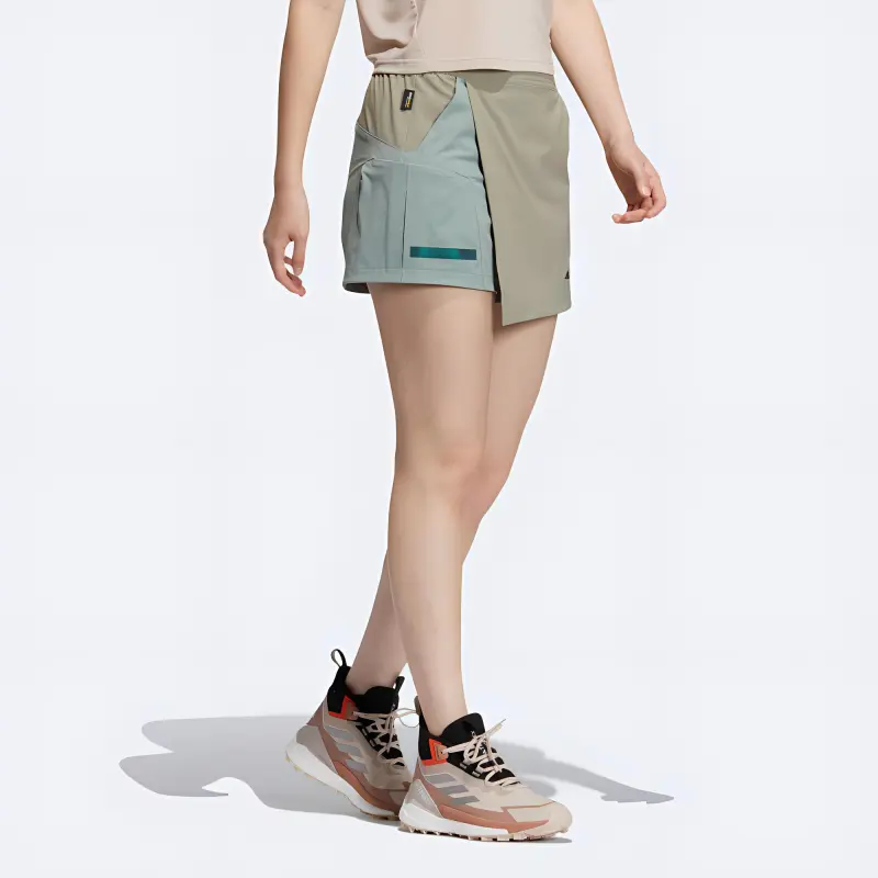 Adidas Casual Short Skirts Women's Green-2
