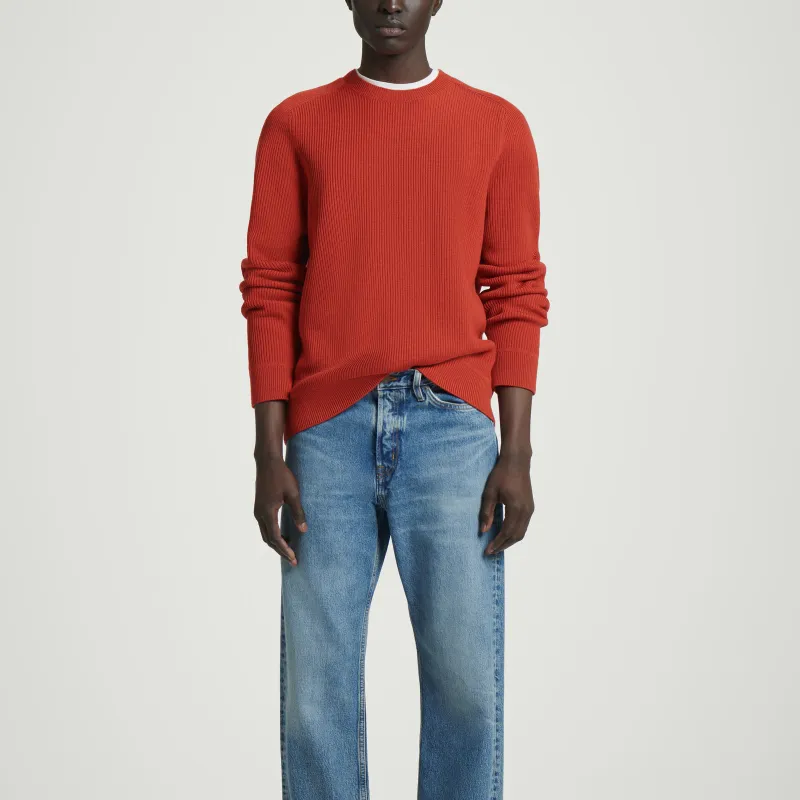 COS Sweaters Men Crimson-1